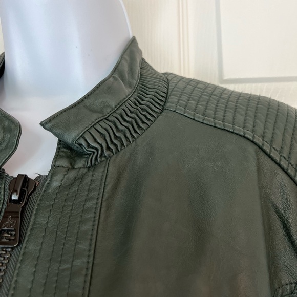 Sam Edelman Faux Leather and Knit Jacket - Picture 2 of 11